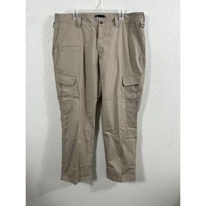 Galls Tac Force Tactical Pants‎ Womens 18 32 Khaki Ripstop Cargo Work TR2598
